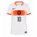 Paesi Bassi Memphis Depay #10 Seconda Maglia Femmina Mondiali 2026 Manica Corta